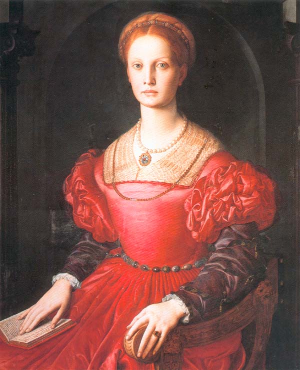 Bronzino, Portrait of Lucrezia Pucci Panciatichi (c. 1540)