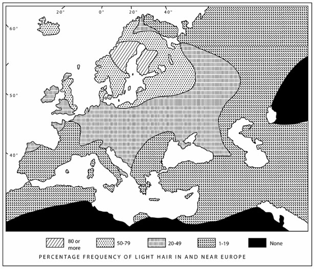 Frost Why Do Europeans Have So Many Hair And Eye Colors